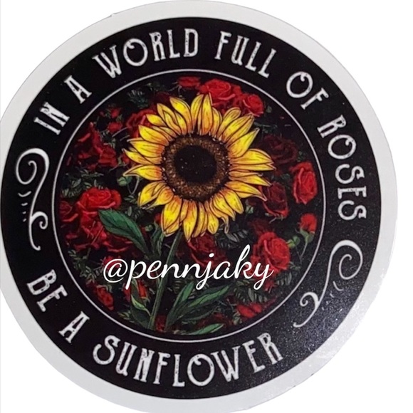 SUNFLOWER lovers 20 stickers bundle for water bottles laptop 4.99 disc shipping - Picture 5 of 8